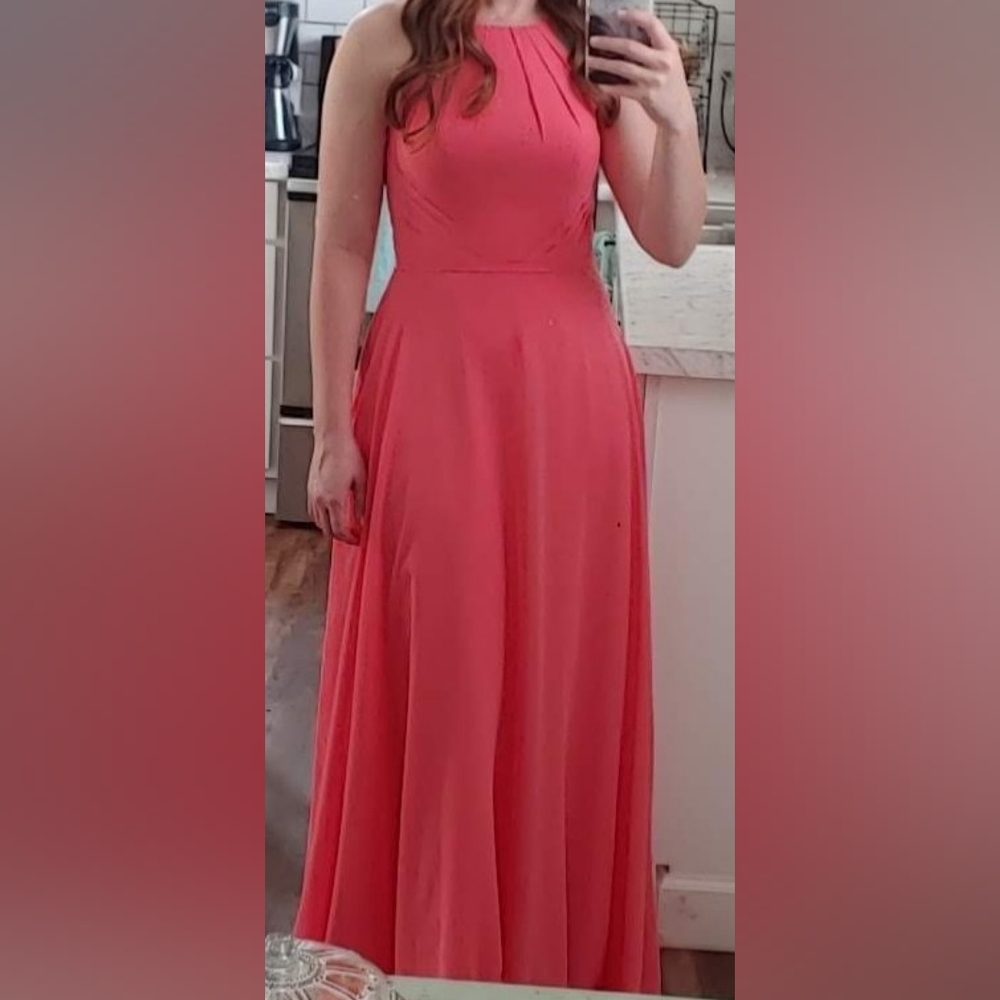 Azazie Melinda Bridesmaid Dress in Watermelon